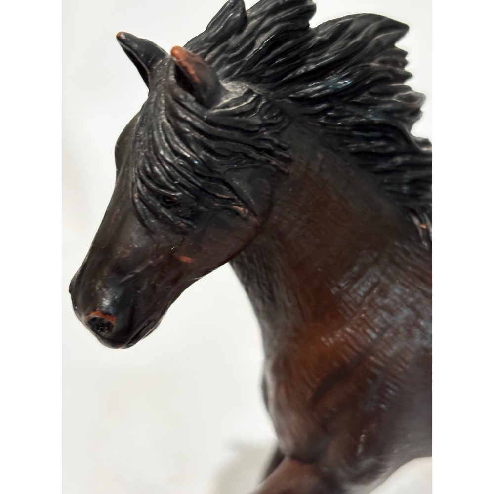 Schleich Shire Stallion Horse Figurine 2005 Dark Brown 13605 collector